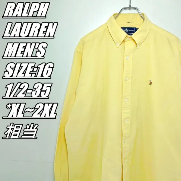 US古着】RALPH LAUREN ラルフローレン オックスフォードシャツ