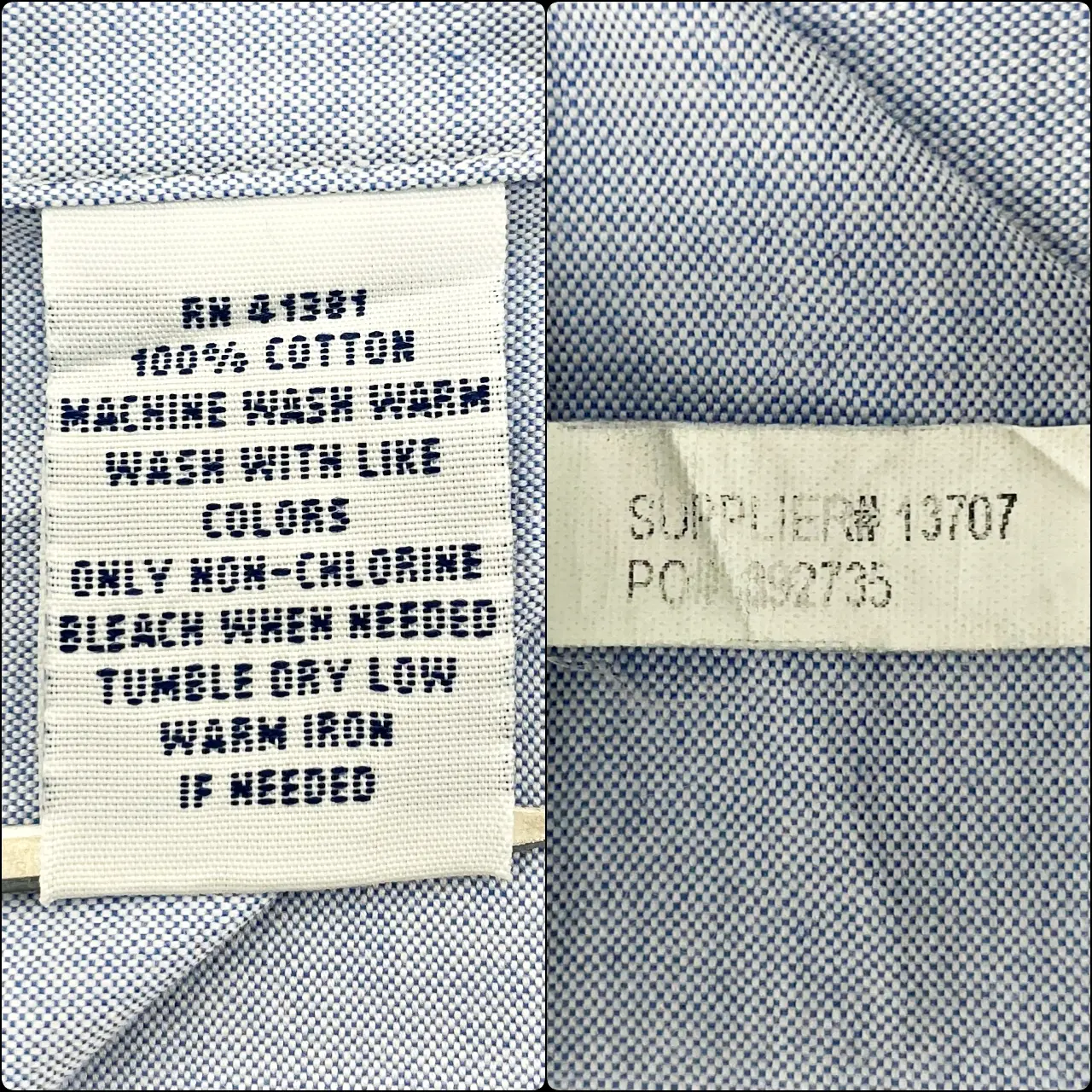 US古着】RALPH LAUREN ラルフローレン CUSTOM FIT 長袖BDシャツ