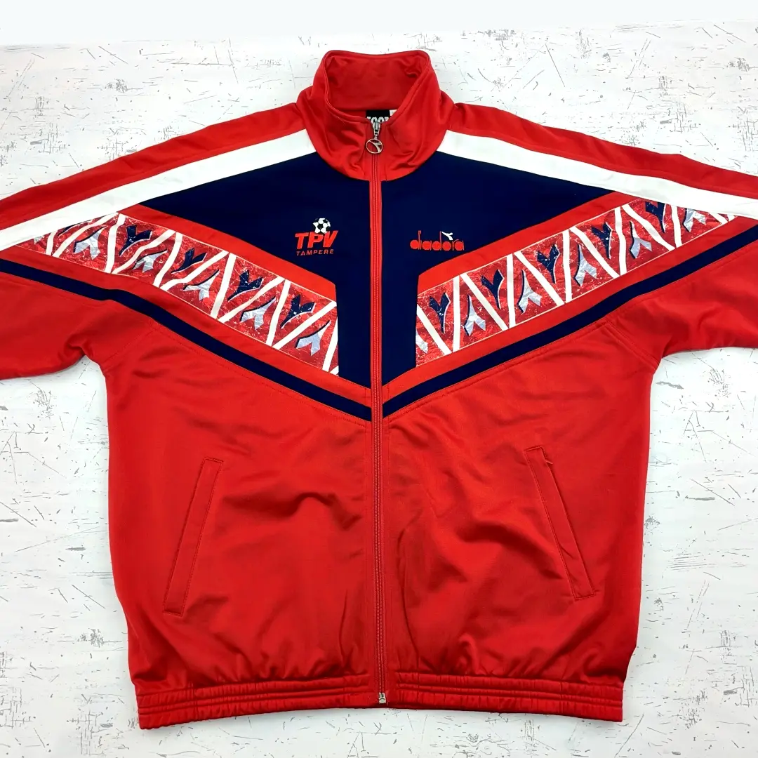 US古着・80's~90's】diadora ディアドラ トラックジャケット