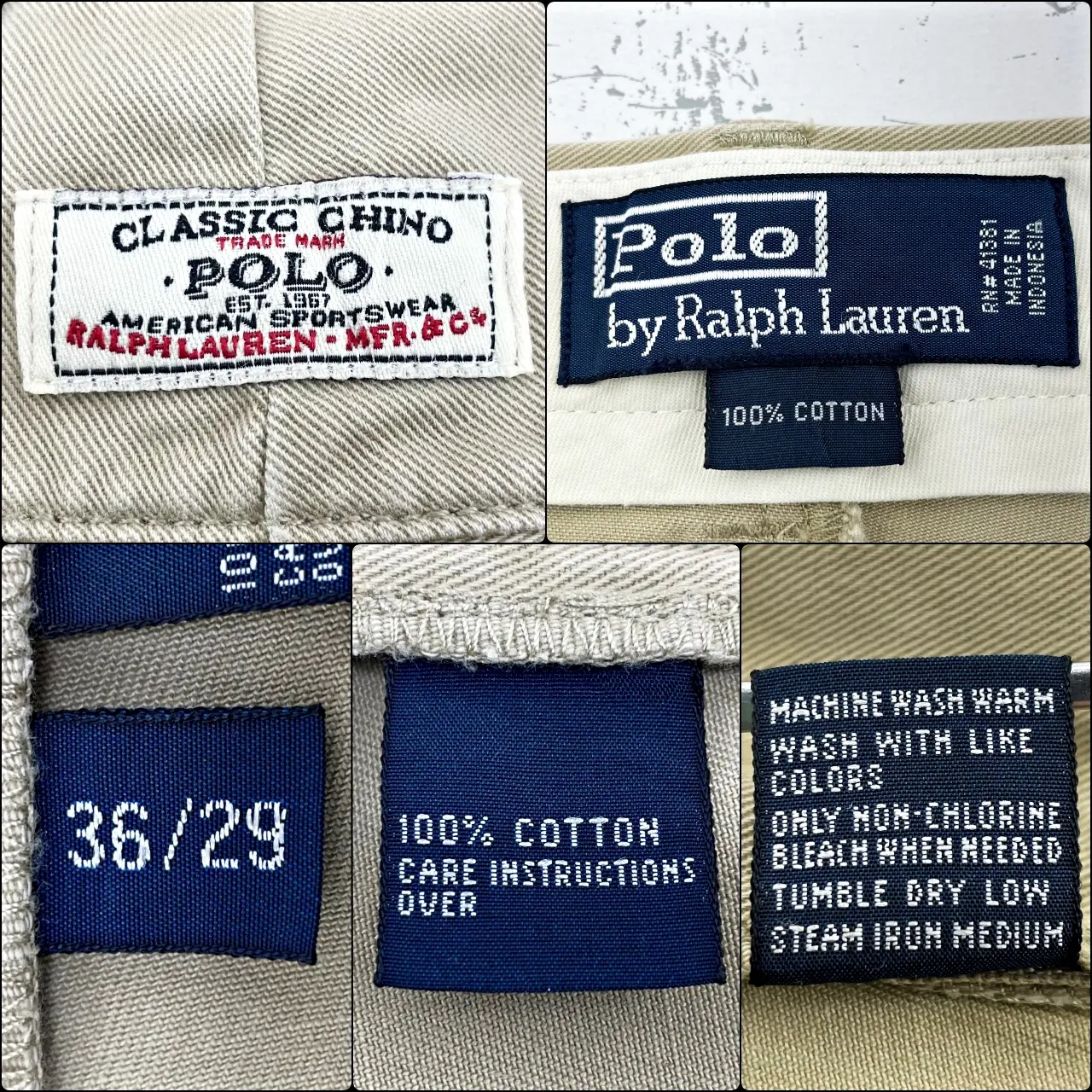 US古着】POLO RALPH LAUREN POLO CHINO ポロラルフローレン