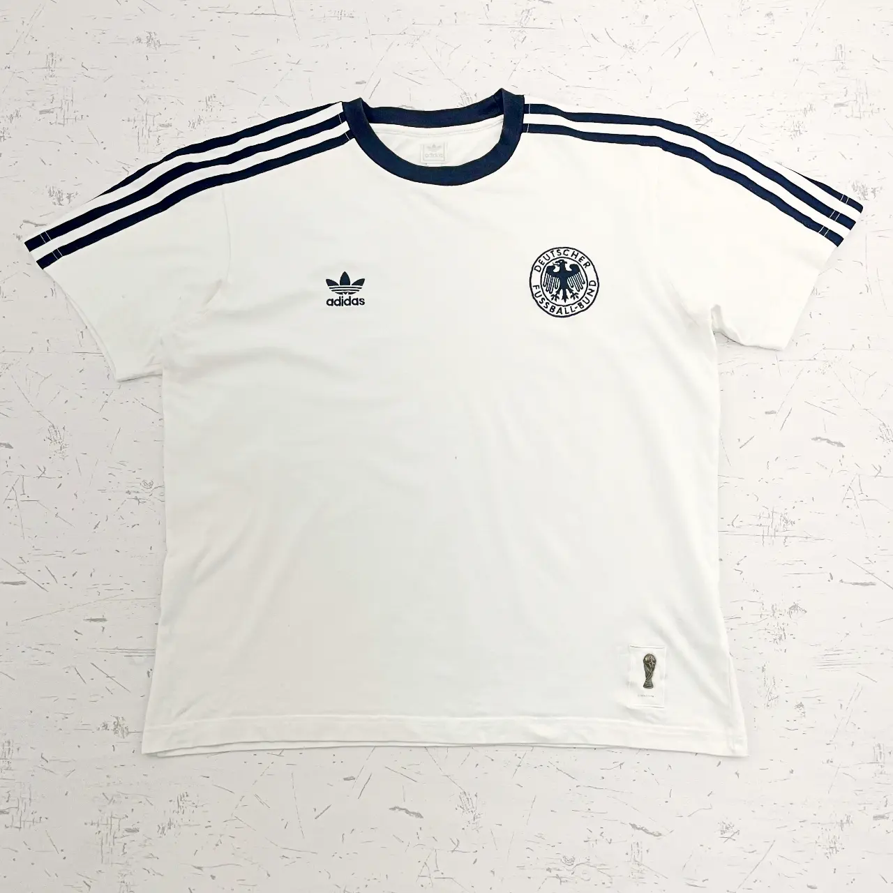 US古着・00's】adidas アディダス ドイツ代表 刺繡 ワールド